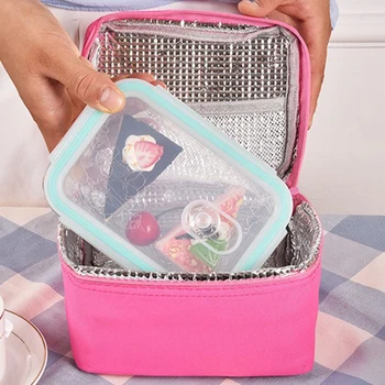 

4 Color Lunch Practical Office Heat Preservation Bento Box Home Picnic Packet Waterproof Cooler Business Trip Food Thermal Bag