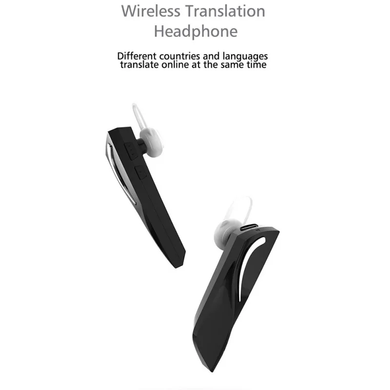 Гарнитура переводчика в режиме реального времени для Bluetooth путешествия многоязычный перевод наушники для IOS Android наушники