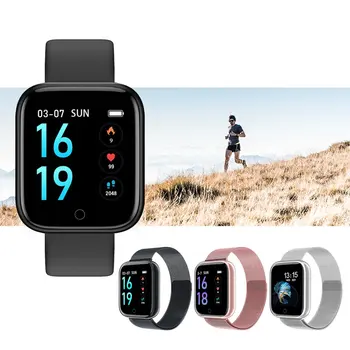 

T80 Smart Watch Women Men Sports Fashion Ip68 Waterproof Activity Fitness Tracker Heart Rate Brim Smartwatch