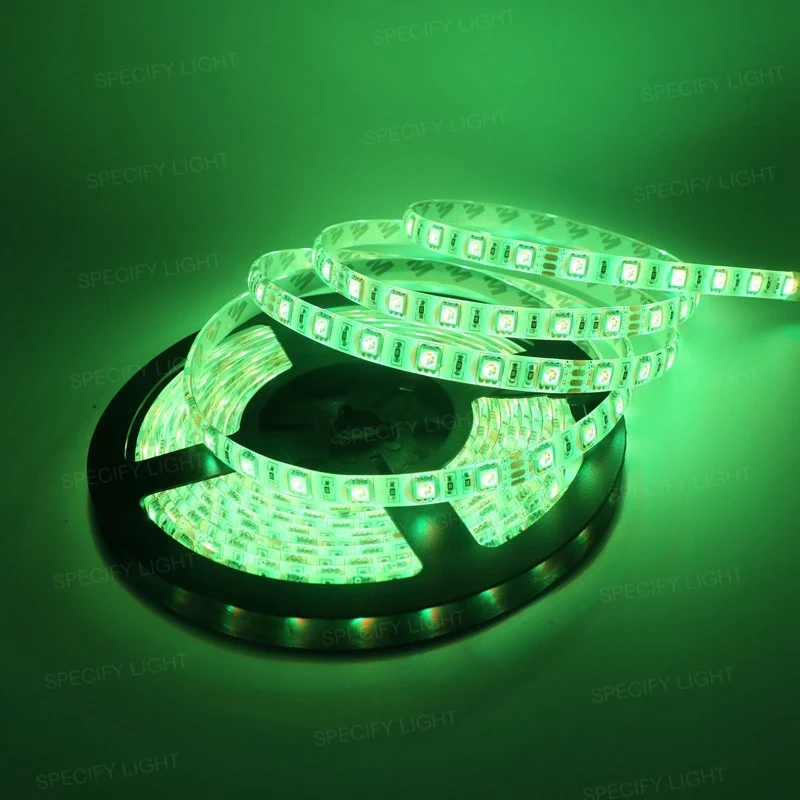 5M 10M 15M 20M RGB LED Stripe Light SMD 5050 IP65 Waterproof RGB Tape DC12V Ribbon Diode Flexible LED Strips Flexible Kit 24 Key Remote Controller APP (1)