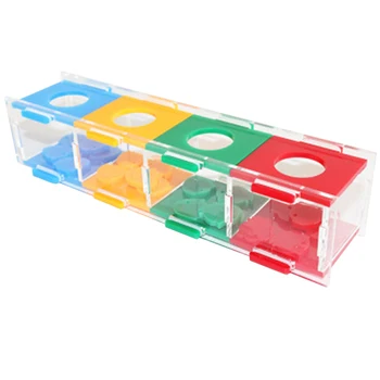 

Bird Toys Parrot ligence Toy Color Separation Coin Box ligence Training and Interactive Playing Toy