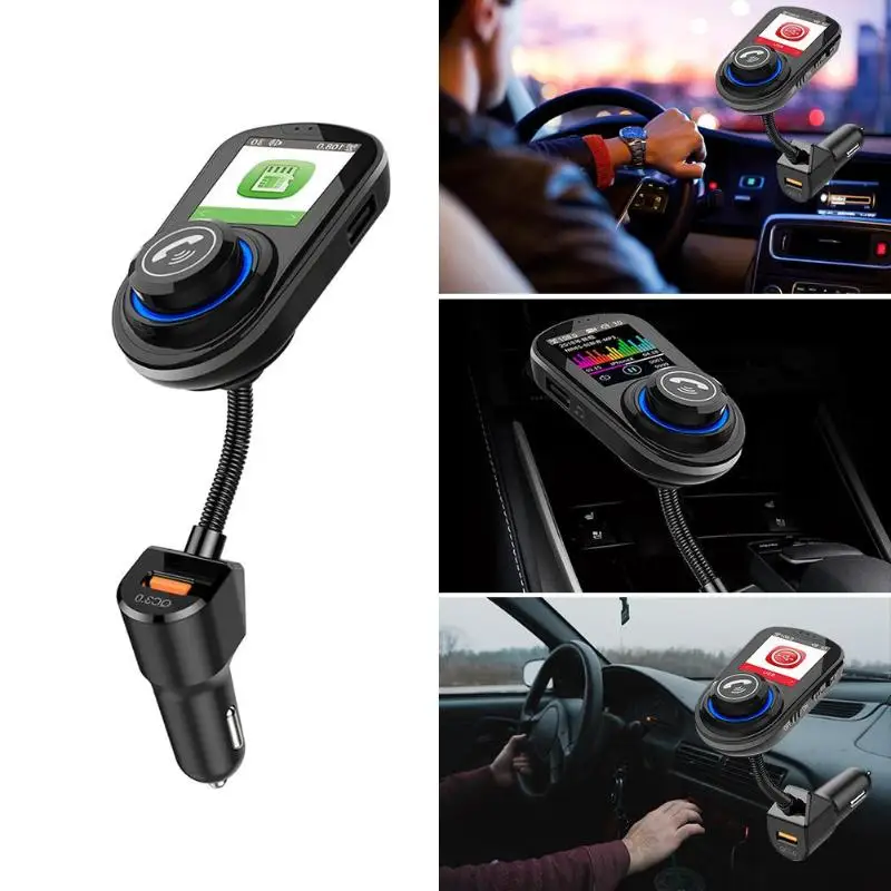 G45 Bluetooth Handsfree автомобильный комплект fm-передатчик MP3-плеер QC3.0 USB зарядное устройство