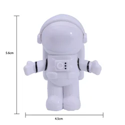 Lampe led USB en forme d'astronaute pour ordinateur Portable, idéale pour la lecture, idéale pour les passionnés de l'espace, DC 5V, nouveauté 2020 