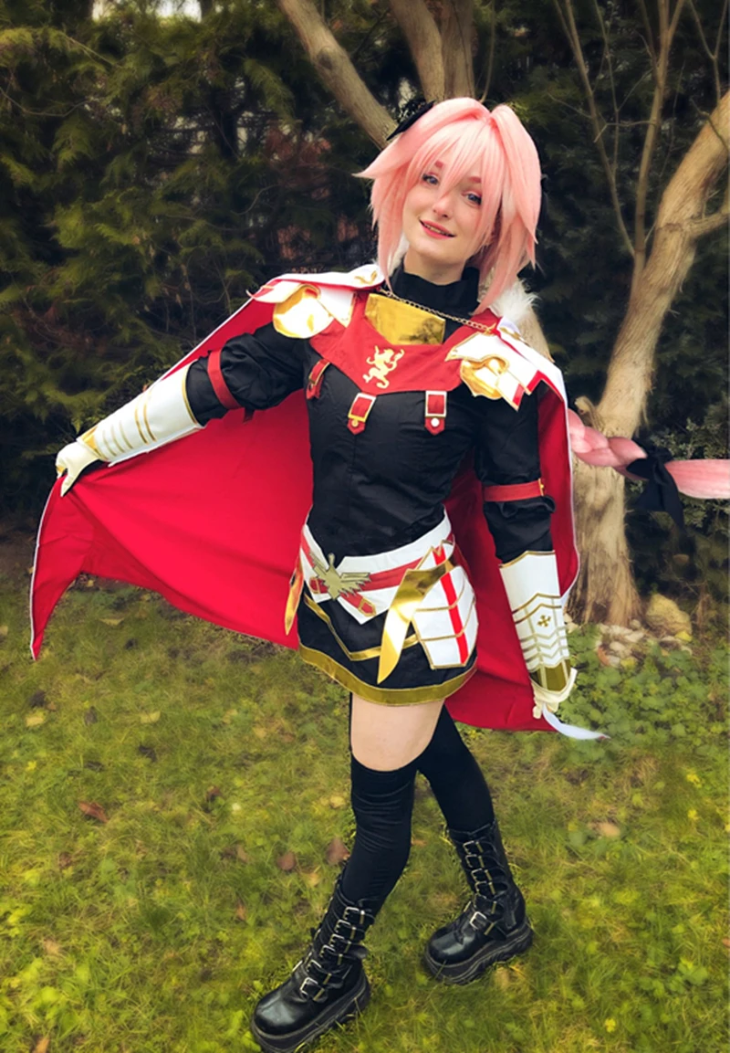 Аниме FATE/Rider платье для девочки держащей Astolfo Косплэй спортивный костюм с