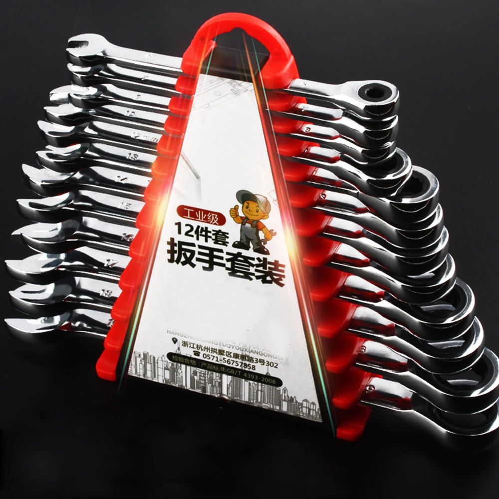 5/6/8/10/12 slot Wrench Rack Storage Tools Plastic Tool Organizer for Spanner Hand Tools Garage Wrenches Keeper