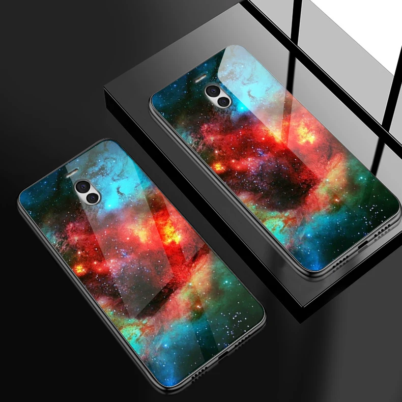W262 Чехол из закаленного стекла для Meizu 16th Plus M5 M6 M8 M9 Note для iPhone 5S, SE 6 6S 7 8 Plus XR XS MAX роскошный противоударный жесткий чехол - Цвет: W262