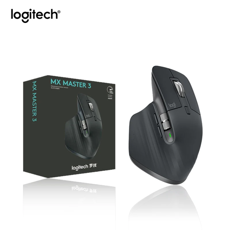 Мышь logitech MX Master 3 Черная беспроводная мышь с Bluetooth офисная мышь с беспроводным приемником 2,4G Mx master 2s upgrade