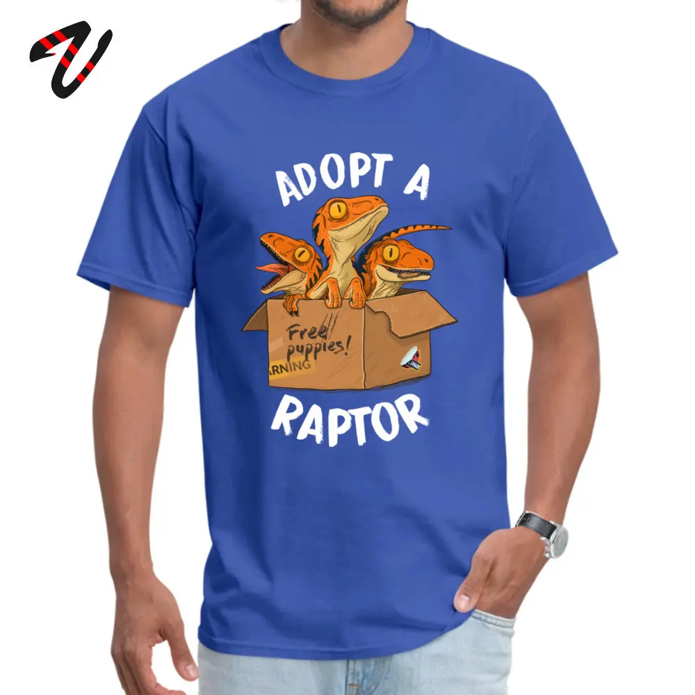 Party Short Sleeve Tees Summer/Fall O-Neck All Cotton Men T-shirts Adoptaraptor Party T Shirt Discount Wholesale Adopt_a_raptor_1929 blue