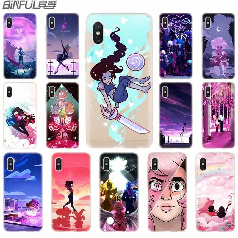 Мягкий чехол из ТПУ Для Xiaomi Mi 11 Pro Ultra 10 9 8 SE 6X 5X A3 A1 A2 LITE cc9 cc9e Steven Universe Pearl | Мобильные