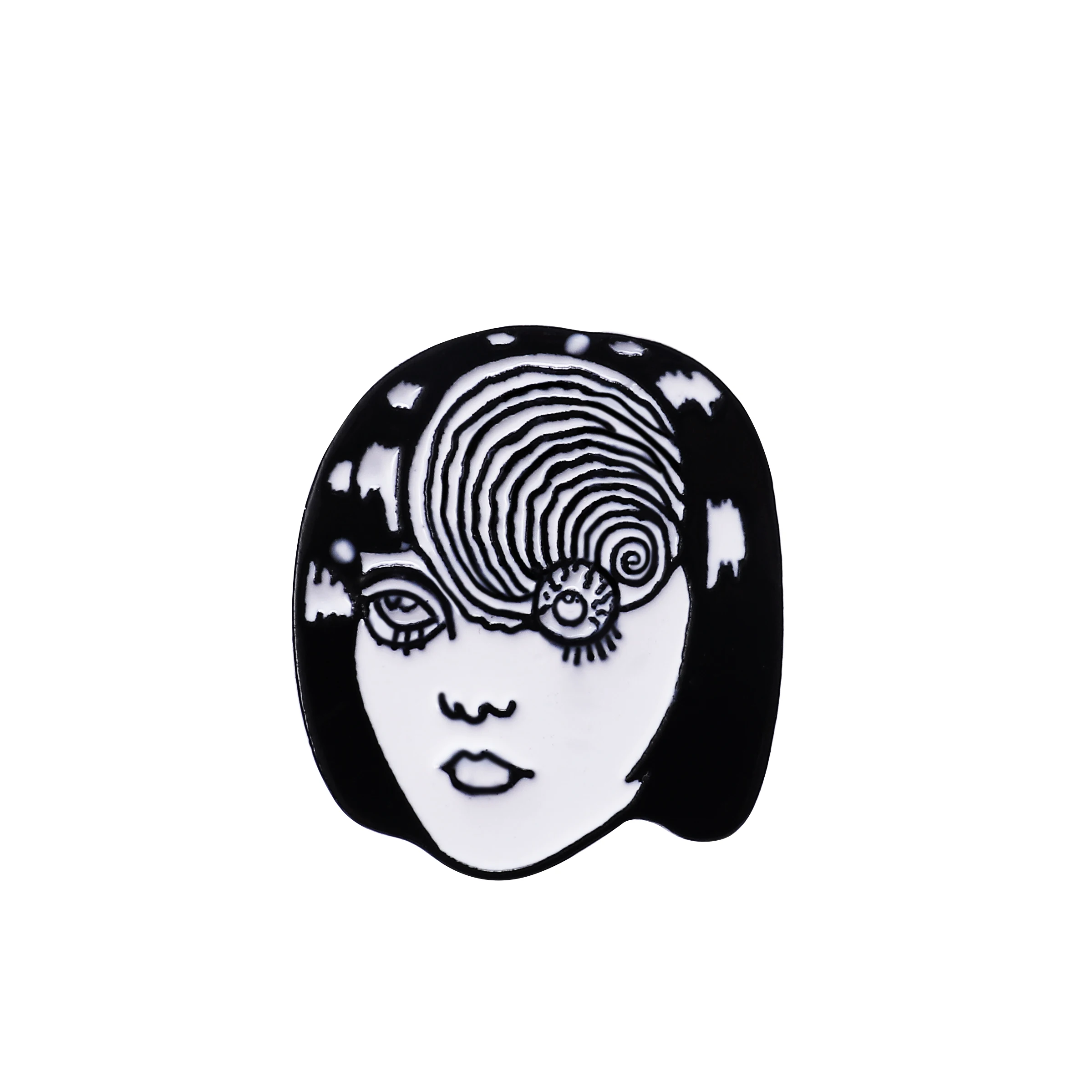 Ужасный Пикассо стиль булавка Vortex Uzumaki Junji Ito Tomie Horror Goru Eyeball Manga аниме японский
