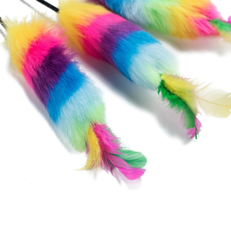 DannyKarl игрушки для питомцев Обучающие товары радужные цветные шерстяные топы