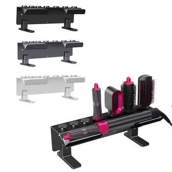 

Desktop Wall Hair Dryer Storage Rack for Dyson Hair Curler Bathroom Aluminum Alloy Multipurpose Storage Holders