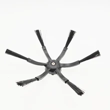 2pcs/set Replacement Black 6-arms Side Brushes for