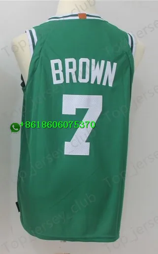 As photo Мужские Boston Jaylen коричневые Jayson Tatum Kemba Walker baskeball трикотажные шорты - Цвет: As photo