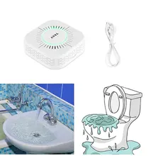 Датчик утечки воды, детектор перелива 433 МГц, беспроводной детектор утечки воды, датчик сигнализации для дом, ванная, Туалет