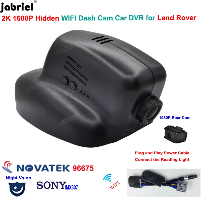 New 2k Wifi Dash Cam Car Dvr Recorder For Land Rover Discovery 4 Freelander For Land Rover Range New 2k Wifi Dash Cam Car Dvr Recorder For Land Rover Discovery 4 Freelander For Land Rover Range