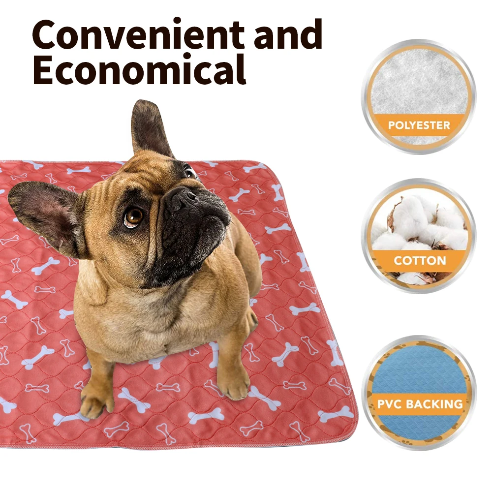 Dog Pee Pad Waterproof Pet Diaper Mat Reusable Dog Urine Pad Washable Cats Diapers Pads Seat Cover For Sofa Bed