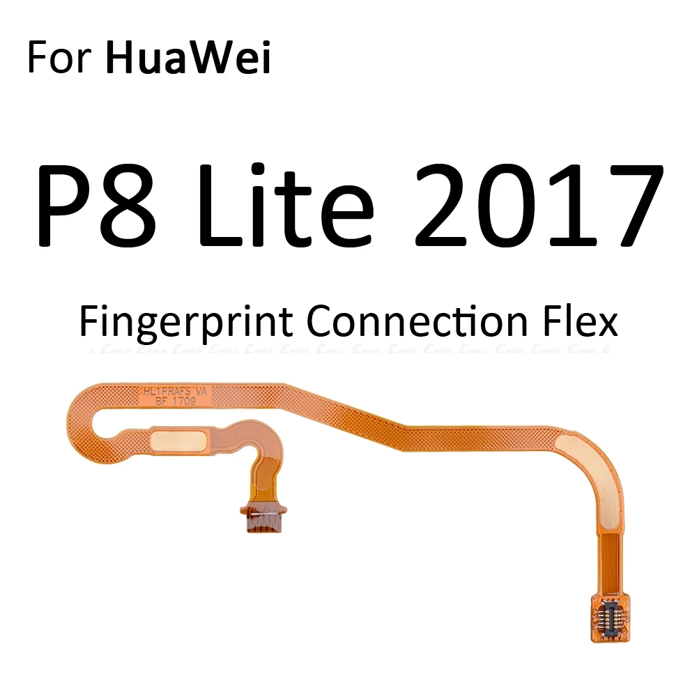 Сканер отпечатков пальцев разъем для Huawei P9 Plus P8 Lite Mini Touch sensor ID Кнопка возврата домой шлейф - Цвет: For P8Lite 2017 Flex