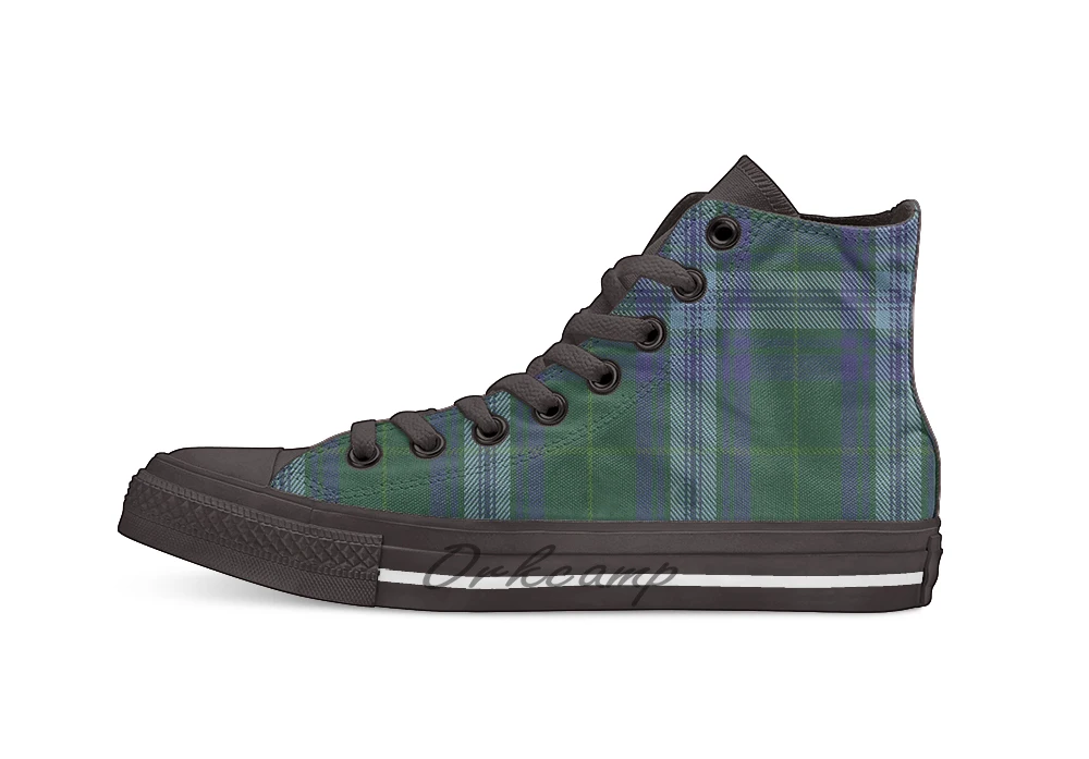 Jones of Wales Clan Family Tartan/Новый дизайн Повседневная парусиновая обувь на заказ Прямая