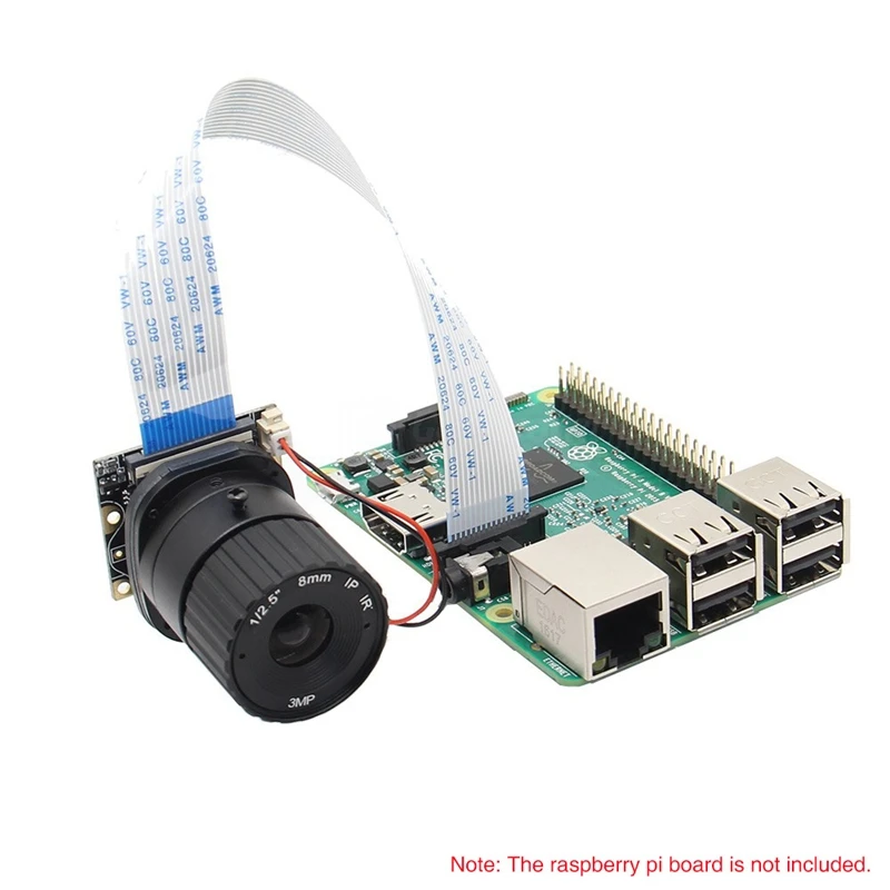 Для Raspberry Pi camera/5MP 8 мм фокусное расстояние OV5647 чип NoIR camera Board для Raspberry Pi 3 Model B/2B/B+/Zero WH