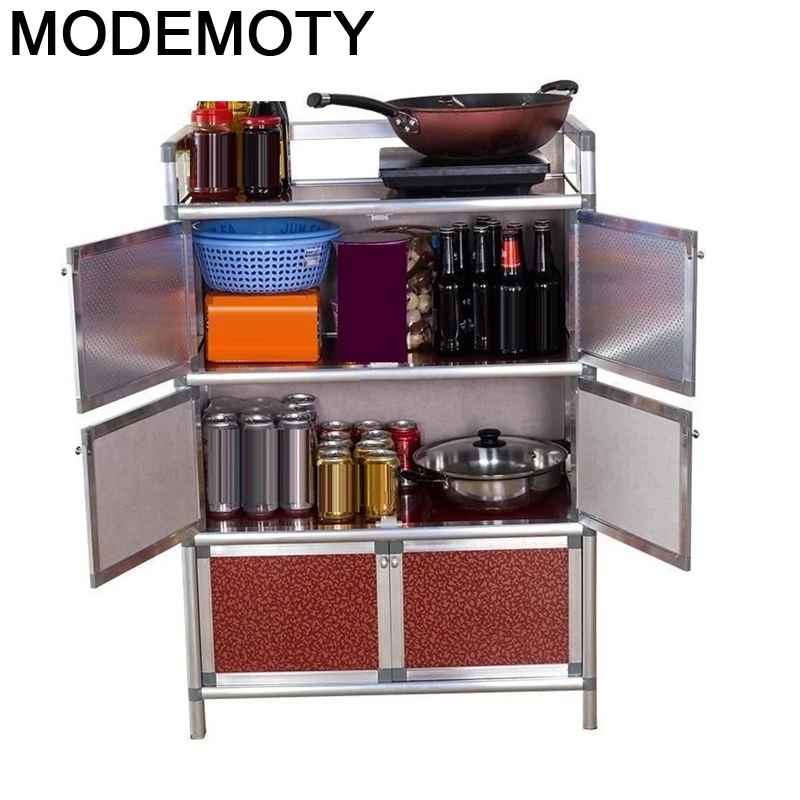 Столовые приборы из алюминиевого сплава Dolap Kaplama боковые столы Mueble Cocina кухонный