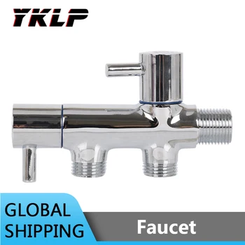 

Chrome Brass Bathroom Faucet Angle Valve Bidet Sprayer Mixer Tap Wall Mounted