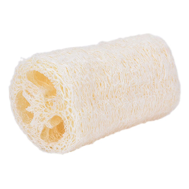1pcs Натуральный Luffa Loofa Ванна Душ мыть горшок для тела чаша Губка скруббер - Цвет: 1pcs