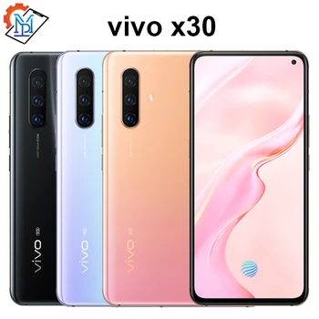 Перейти на Алиэкспресс и купить Мобильный телефон vivo X30, оригинальный, экран 6,44 дюйма, 8 ГБ, 128 ГБ, 4350 мАч, 33 Вт, быстрая зарядка, 64-мегапиксельная Тройная задняя камера, телефон...