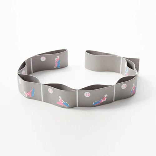 Полиэфирная пряжа+ латексная шелковая многозадачная и абзац эластичная лента для йоги эластичный пояс/Эспандеры фитнес-Эспандеры - Цвет: A
