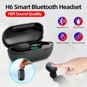 

Wired Headset Headphones Bluetooth 5.0 TWS Earbuds HD Call LED Power Display Voice assistant Sport Gaming Mini Wireless Earphone