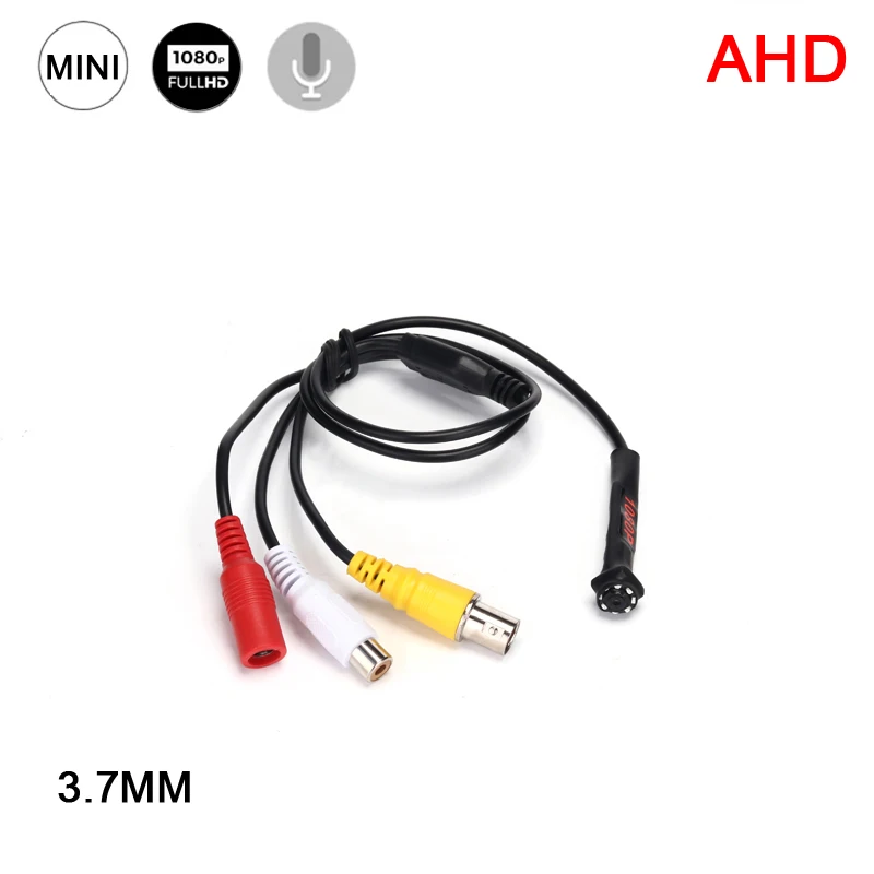 Черная Камера видеонаблюдения 1080 2mp CMOS 2 8 мм 3 7 с объективом|cameras camera|camera indoorcamera with
