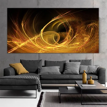 Abstract Geometric Pattern Paintings Printed on Canvas 4