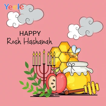 

Happy Hanukkah Party Portrait Candles Party Photography Backdrops Personalized Photographic Backgrounds For Photo Studio