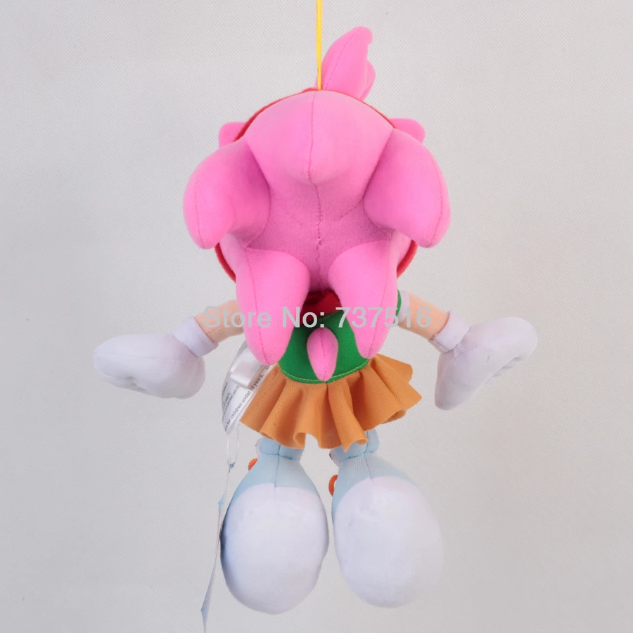 Аниме розовый озорной милый Amy Rose плюшевые мягкие куклы чучело животных детей рождественские игрушки Дети 11 дюймов подарки