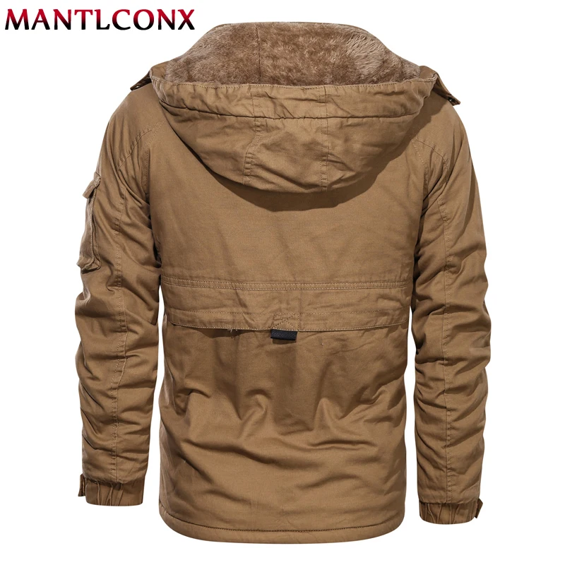 MANTLCONX, ветровка, длинное пальто, брендовая зимняя куртка, Мужская плотная теплая парка, пальто с капюшоном, флисовые мужские куртки, мужская верхняя одежда