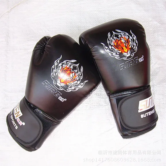 Заводская цена, боксерские перчатки с головой тигра, Санда, боксерские тренировочные перчатки для игры в мешки с песком, боксерские перчатки