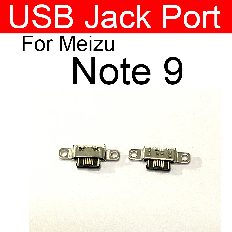 

1pcs USB Charging Jack Port Dock For Meizu Meilan Note 9 USB Charger Socket Plug Connector Replacement Parts