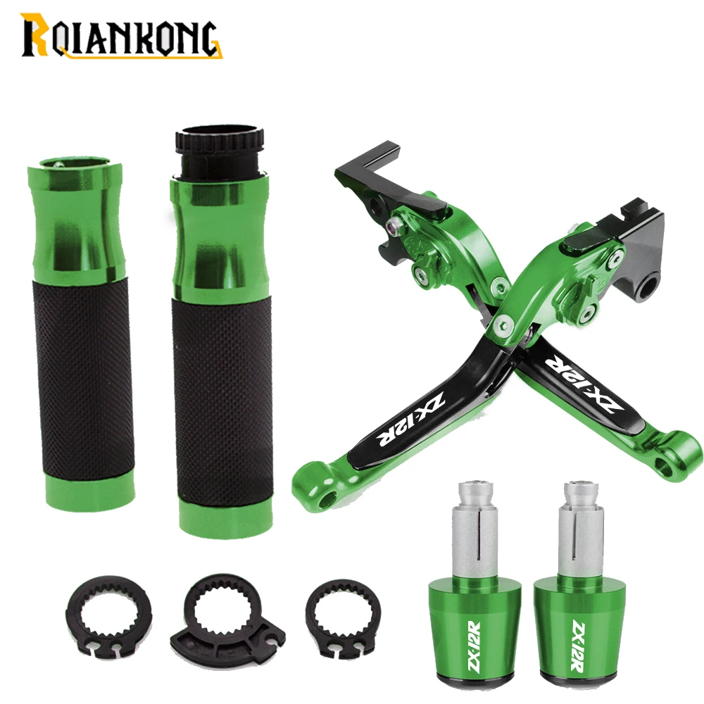 

Motorcycle Brake Handle Clutch CNC Adjustable Brake Lever Handle Grips For Kawasaki ZX12R 2000 2001 2002 2003 2004 2005 ZX-12R