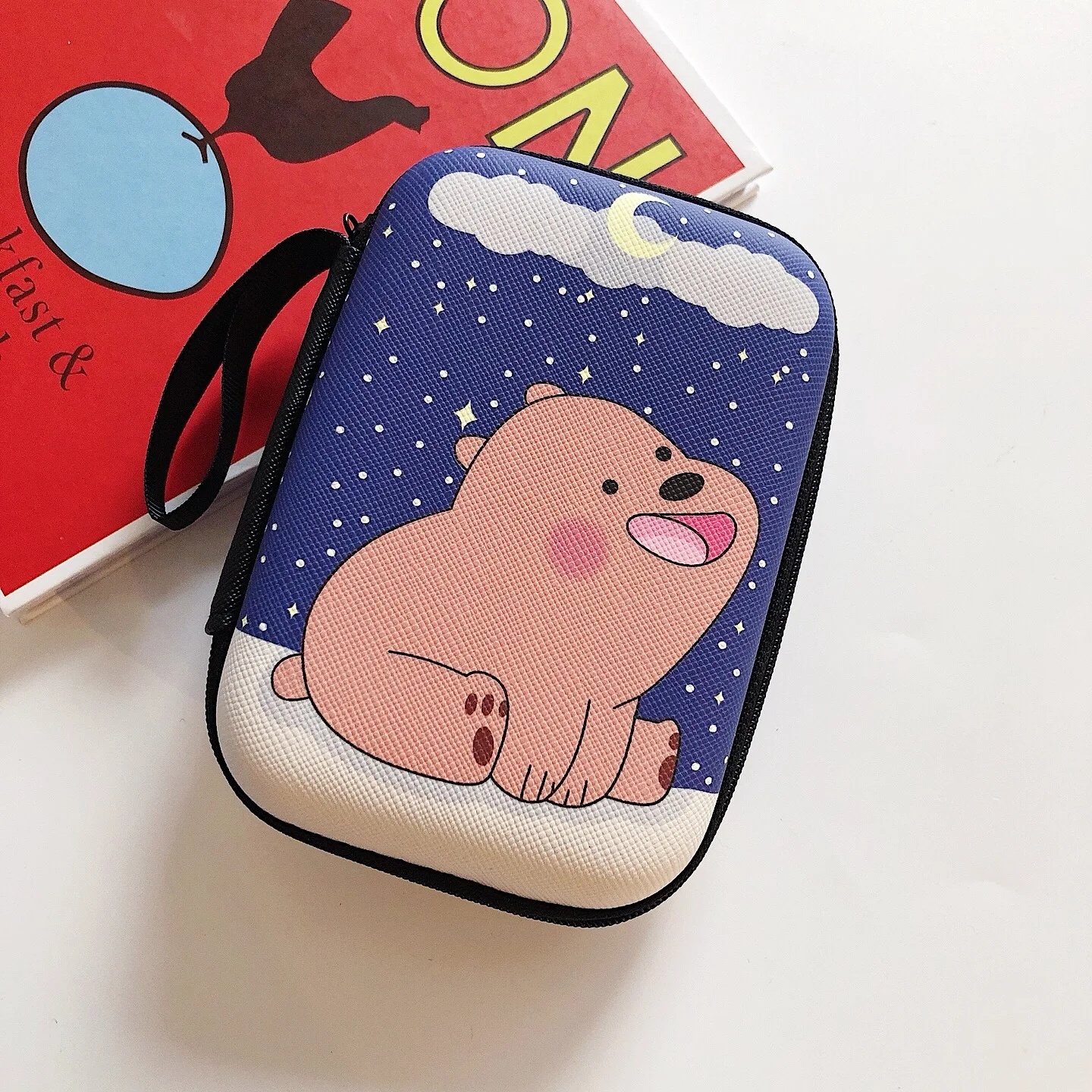 Disney мультфильм Микки Минни монета кошелек мальчик девочка Монета Сумка сумка для хранения гарнитуры зарядное устройство кабель для хранения данных коробка