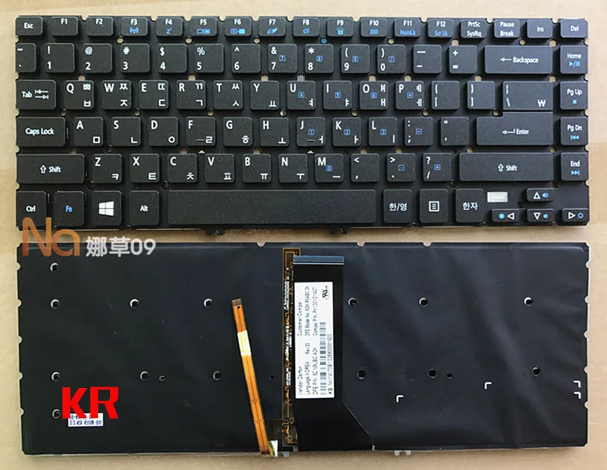 Клавиатура для acer Aspire R7-571 571G R7-572 572G 3830T 4830T 4755G Чешский/итальянский/швейцарский/Испанский/Корейский/канадский французский/русский - Цвет: Коричневый