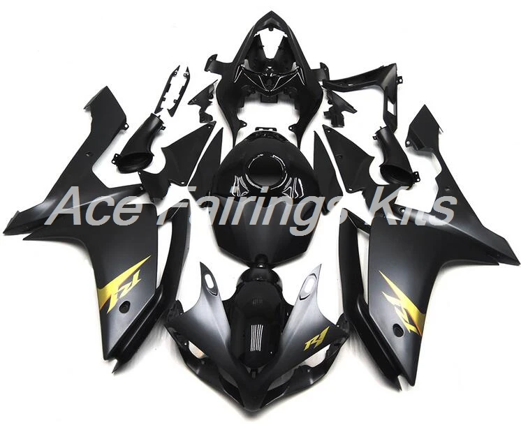 4 бесплатные подарки ABS Полный Танк обтекатель подходит для Yamaha YZF1000 R1 2007 2008 07 08 YZF R1 кузов на заказ обтекатели комплект черный классный