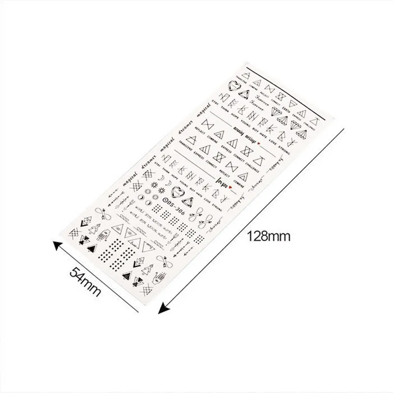1pc 1 шт 6*12 см из нержавеющей стали маникюрный шаблон для ногтей трафарет Инструменты для ногтей Аксессуары для дизайна ногтей штамп штамповка изображения пластины - Цвет: 1pc