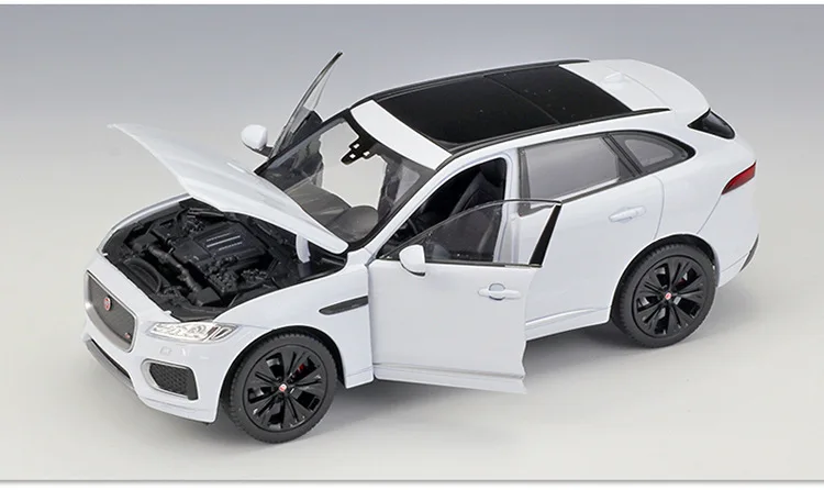 Welly 1:24 JAGUAR F-Pace SUV модель автомобиля из сплава Diecasts& Toy Vehicles коллекционные подарки непульт дистанционного управления Тип транспортная игрушка