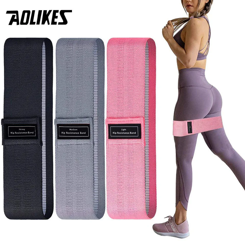 AOLIKES-banda de goma de la aptitud para Yoga, bandas elásticas de resistencia para Yoga, expansor circular de cadera, gimnasio, Fitness, banda para glúteos, entrenamiento en casa