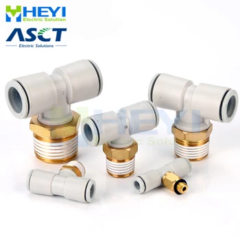 

10PCS/bag Pneumatic Air fittings KQ2T 4mm 6mm Tee One-Touch Fitting Push In Fittings For Air Connector