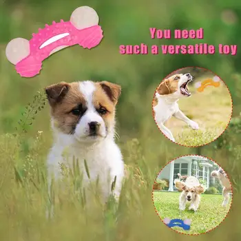 

Durable Pet Dog Nylon PU Chew Toys Bone toy For Aggressive Puppy Toy Indestructible Teething Chewers stick Play N5M8
