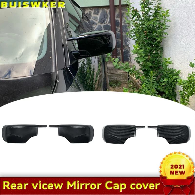 Gloss Black M4 Style Side Door Wing Rear View Mirror Cover Cap