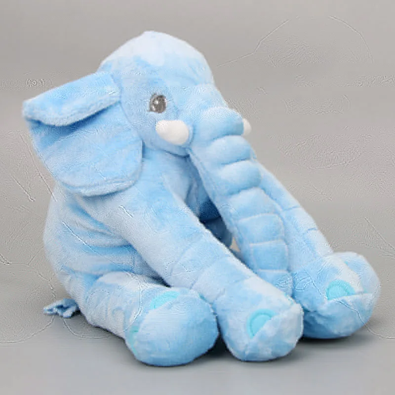 Имитация слона, мягкая игрушка, слон, подушка, плюшевые игрушки, рождественские подарки, кукла, 30 см, 60 см - Цвет: 30cm blue