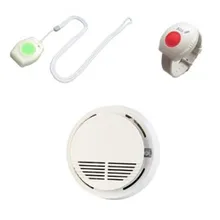 433 МГц Беспроводная тревожная кнопка датчик дыма для домашней системы охранной сигнализации