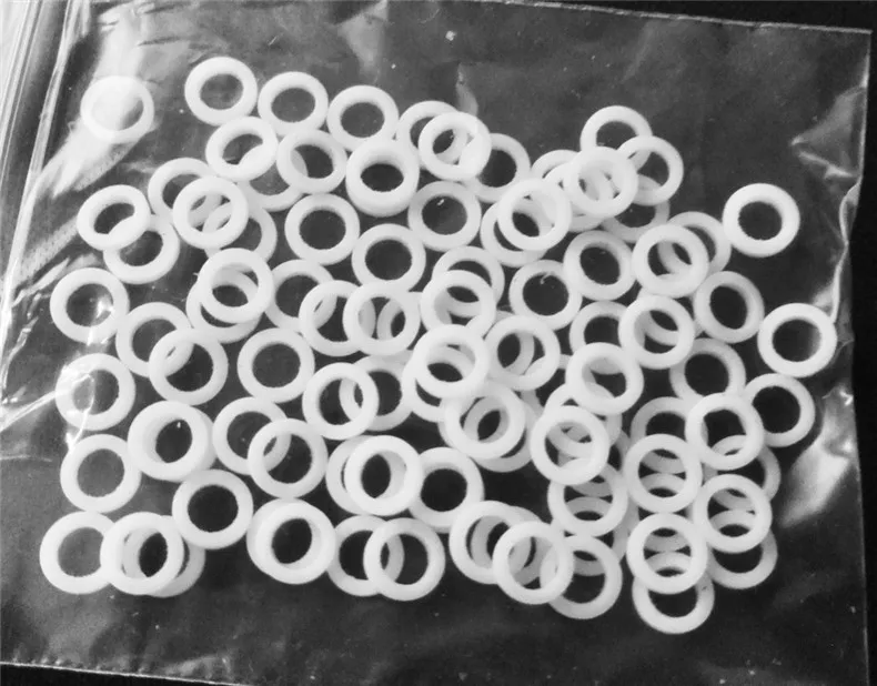 3 3.1 3.15mm 100pcs PTFE Shims Arruelas